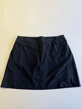 Athleta Women's 16" Brooklyn Skort Navy Blue Size 16 657678